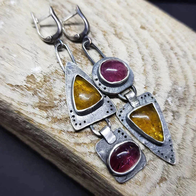 Opaline™ | Kolczyki w kształcie trójkątów w stylu vintage 