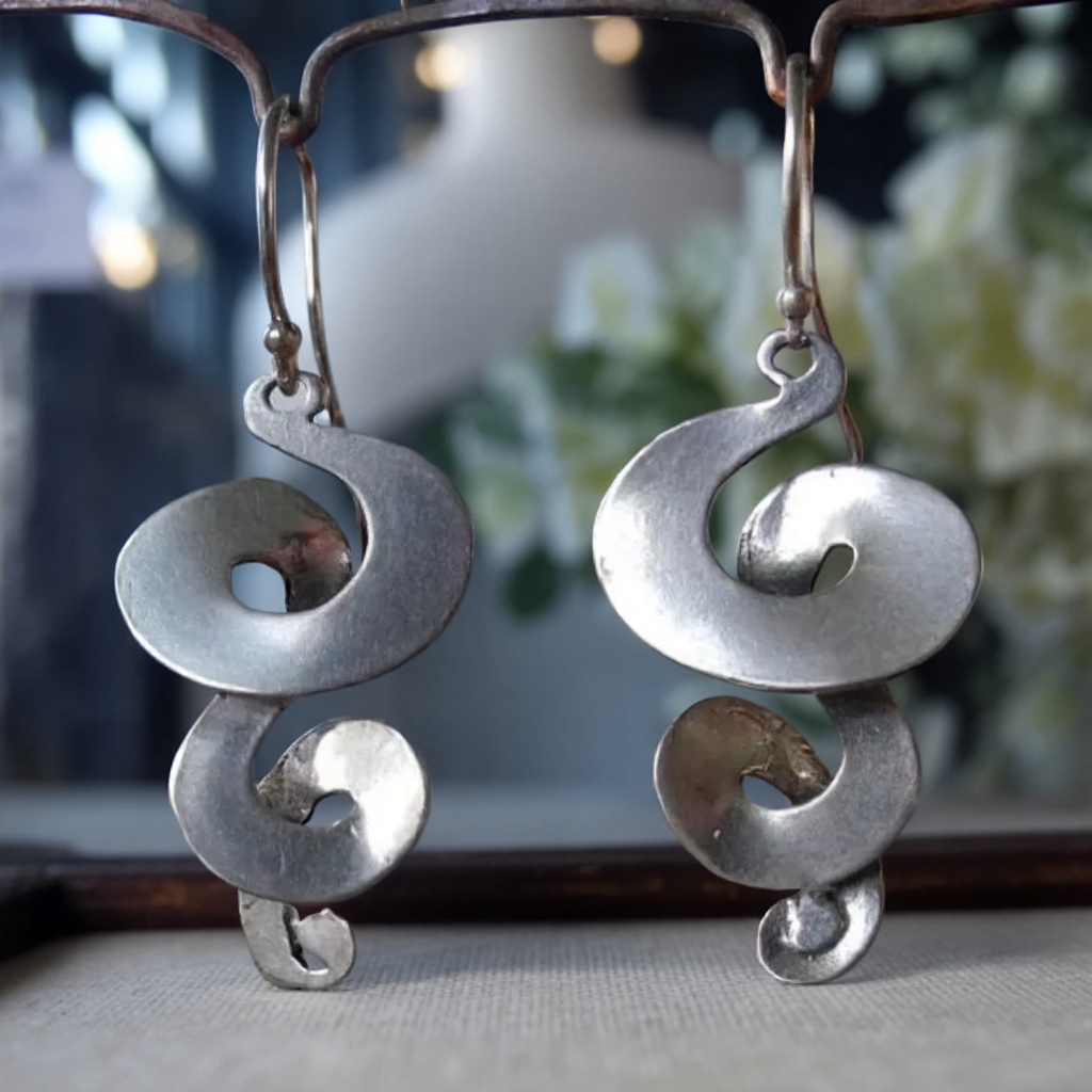 SilverLoom™ | Kolczyki spiralne w stylu vintage 