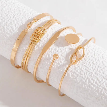 Zestaw bransoletek Knotted™ | Elegance Gold 