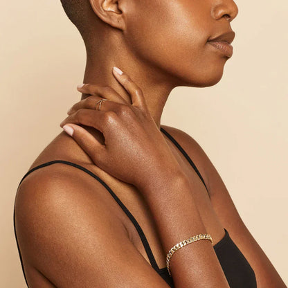 Estate™ | Złota bransoletka kubańska 